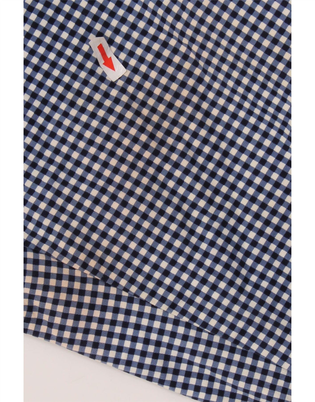 Calças cortadas masculinas TOMMY HILFIGER EUA 22 3XL W46 L27 Azul marinho Guingham