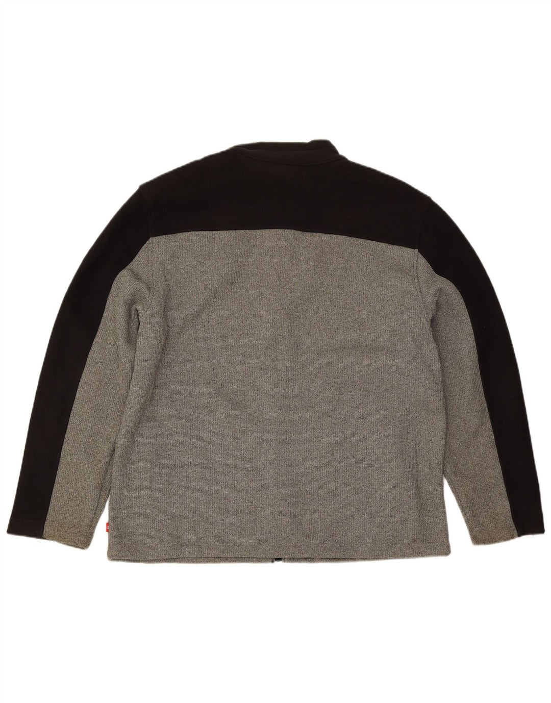 Jaqueta superior de agasalho masculino IZOD XL cinza Colourblock poliéster