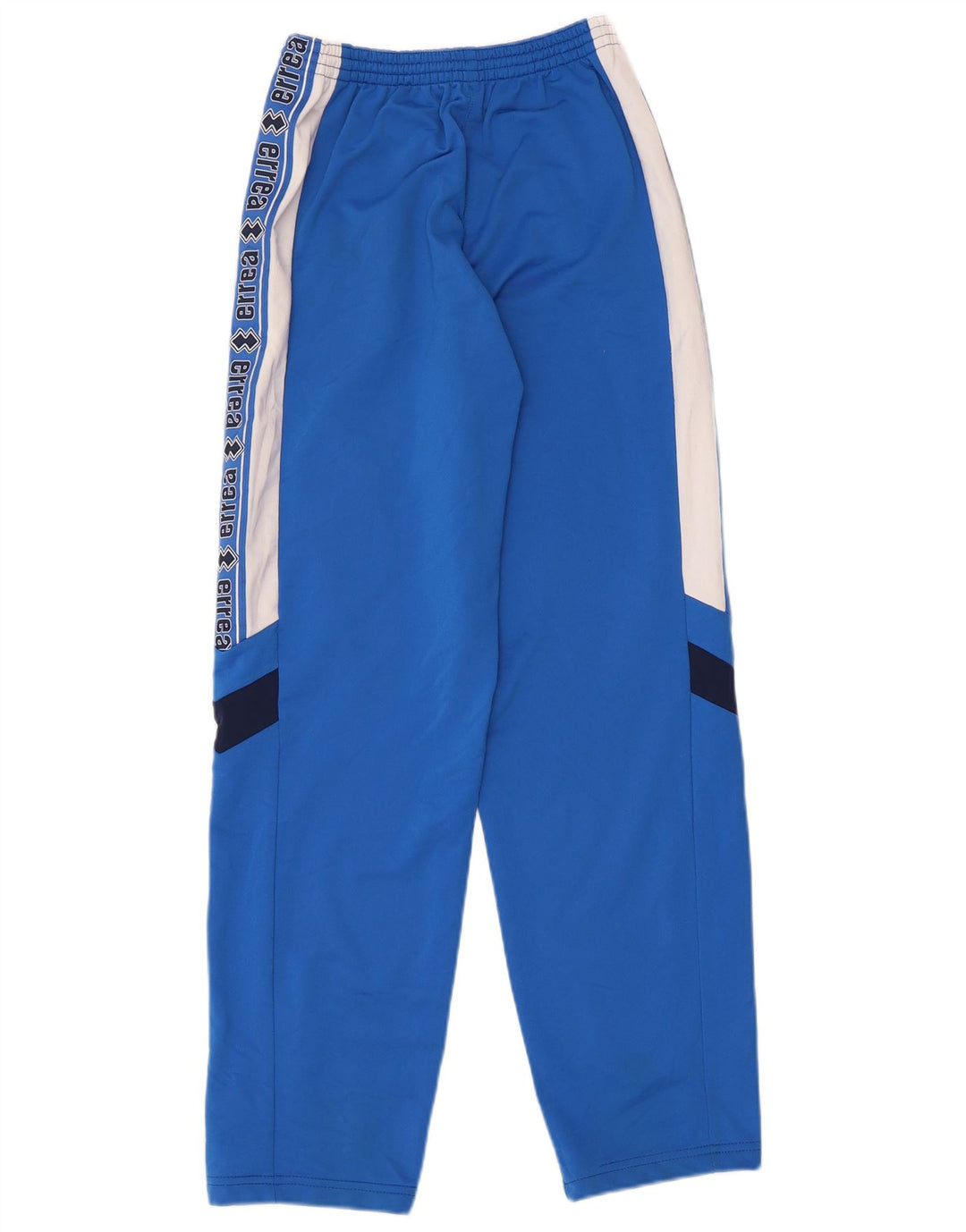 Calça de treino masculina Errea com estampa gráfica pequena azul colorblock