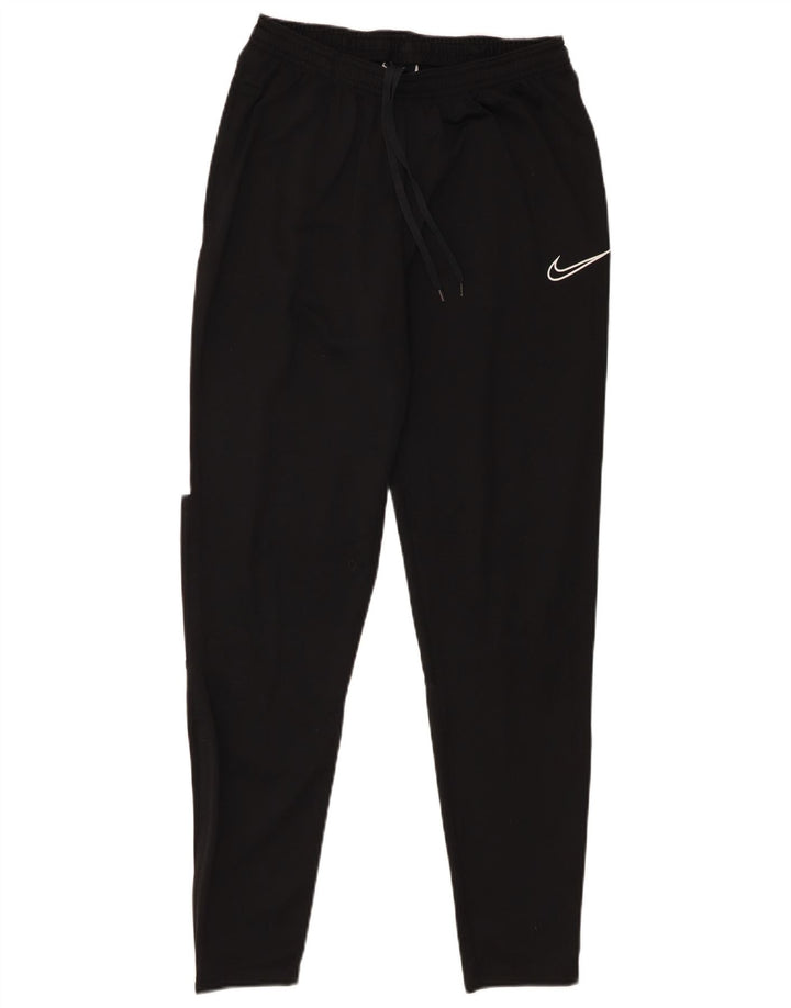Calça de treino masculina Nike Dri Fit médio preto colorblock poliéster