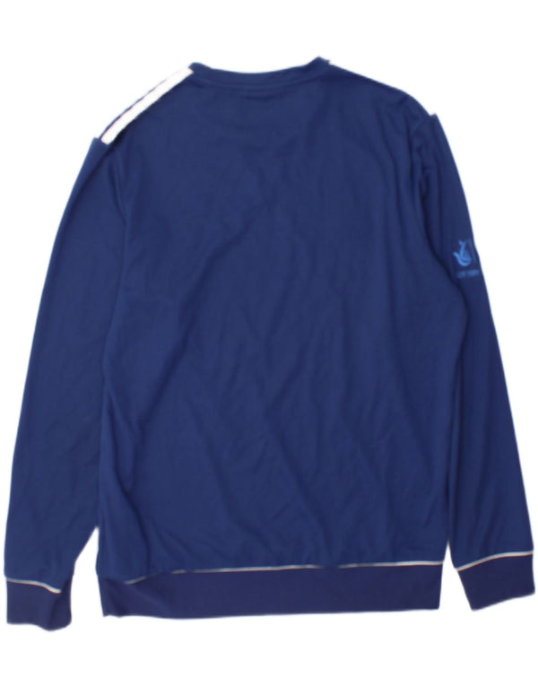 Adidas Mens Climacool Graphic Top Manga Longa Reino Unido 42/44 Grande Azul Marinho