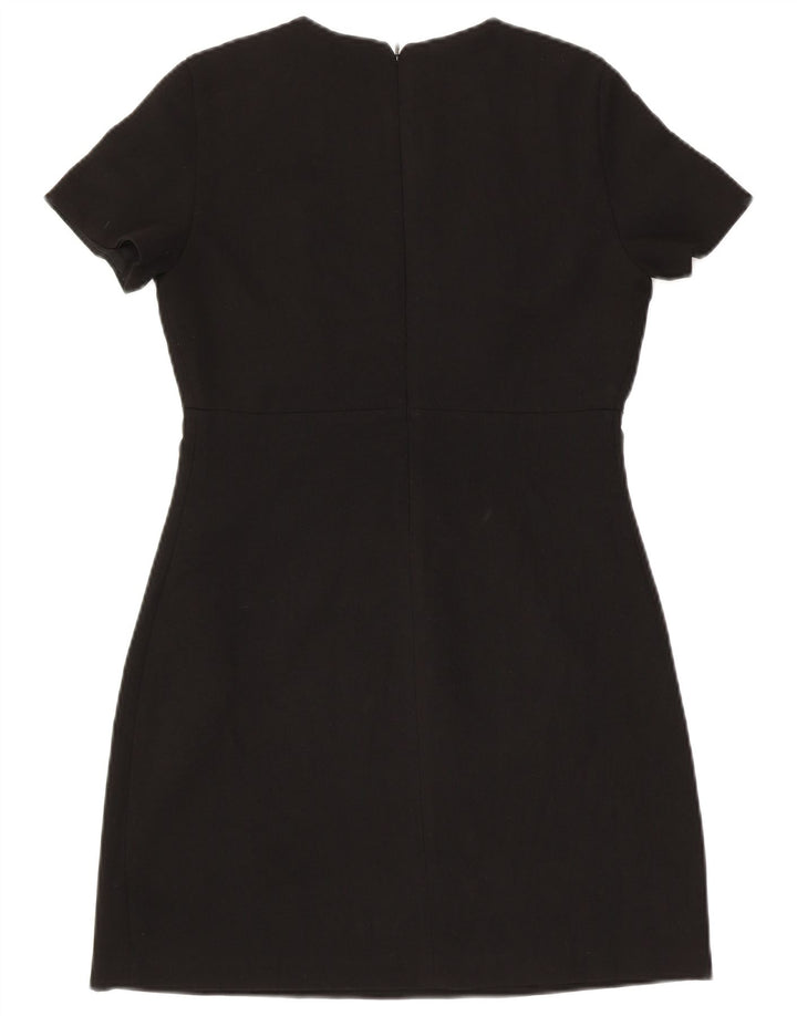 Vestido bainha feminino Zara Reino Unido 14 grande preto