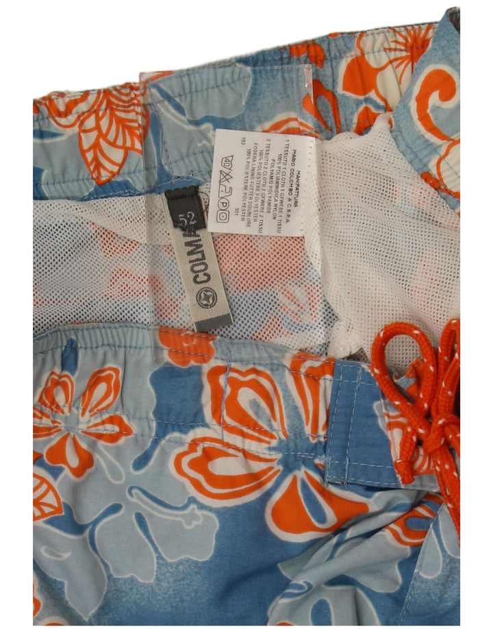 Calções de banho masculino Colmar EU 52 grande azul floral poliamida