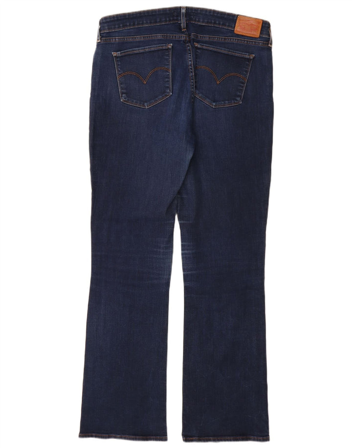 Calça jeans feminina Levi's 715 Bootcut W33 L32 azul marinho algodão