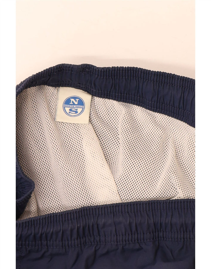 Shorts de natação masculino North Sails médio azul marinho algodão