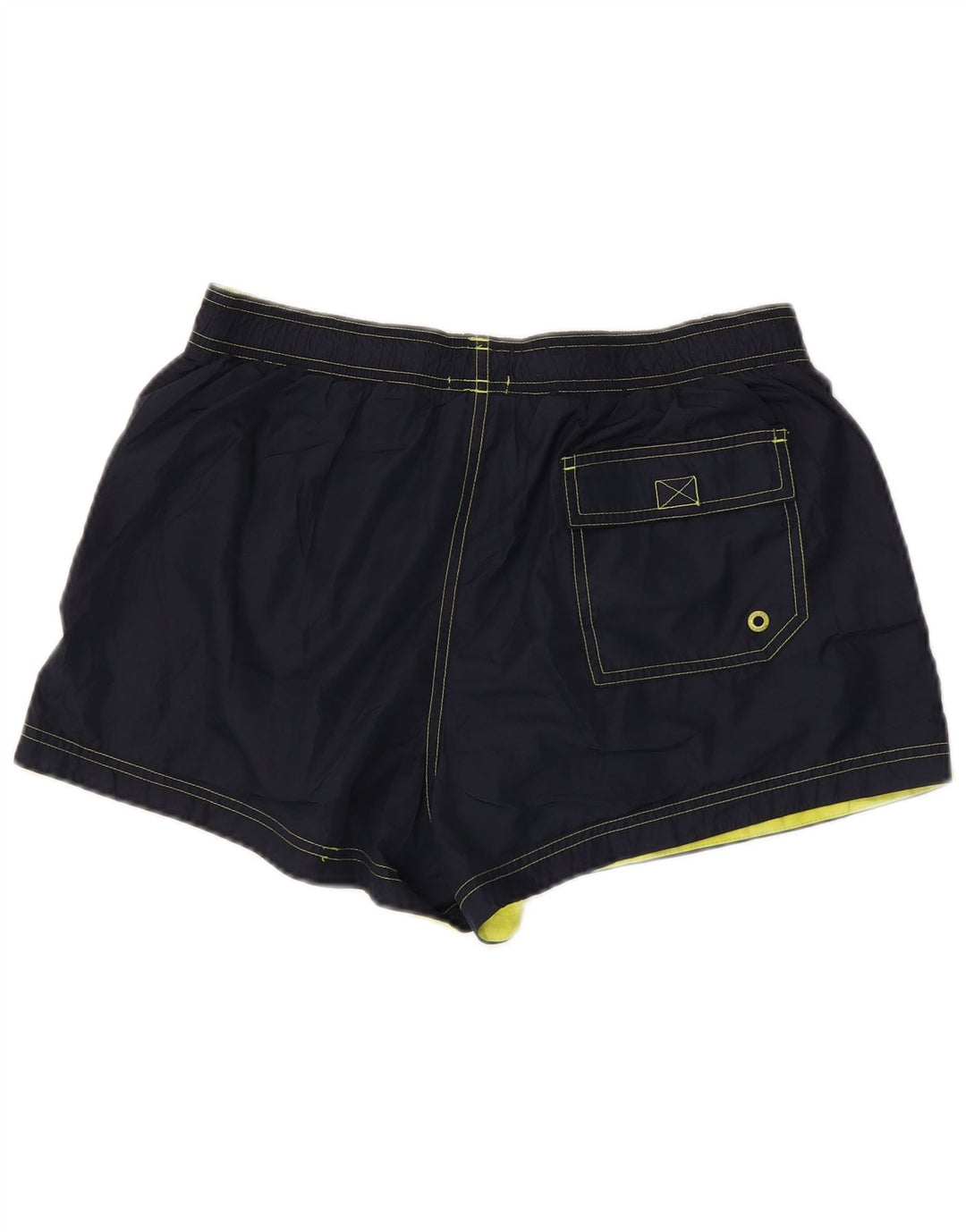 Calvin Klein Shorts de natação masculino gráfico grande poliéster azul marinho
