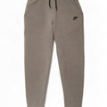 Calça de treino masculina Nike Joggers pequeno cinza manchado de algodão