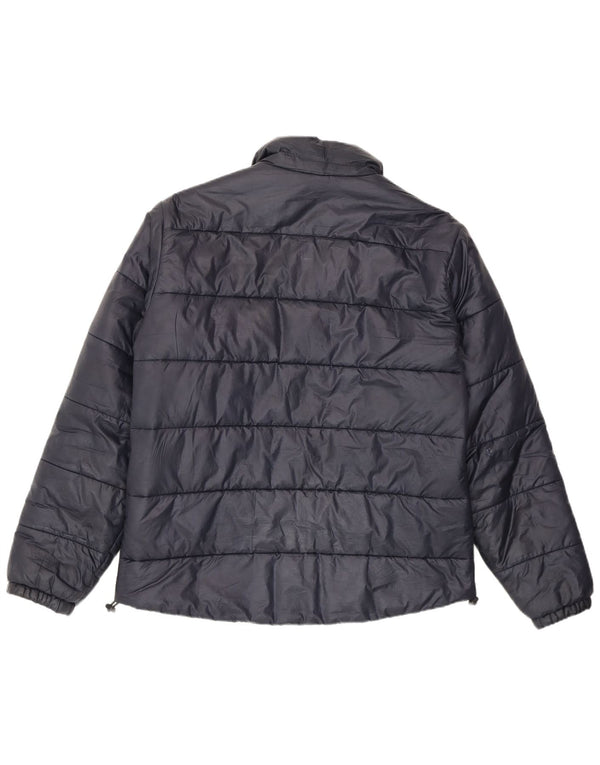 Jaqueta acolchoada masculina Levi's UK 38 poliéster azul marinho médio