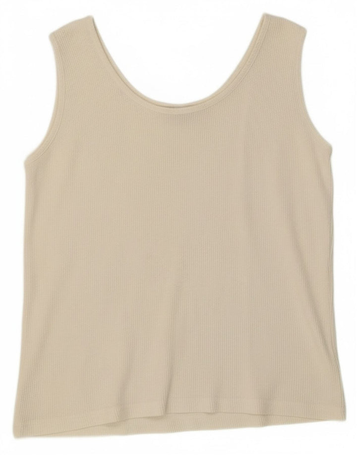 ST. Colete feminino BERNARD UK 14/16 grande algodão branco