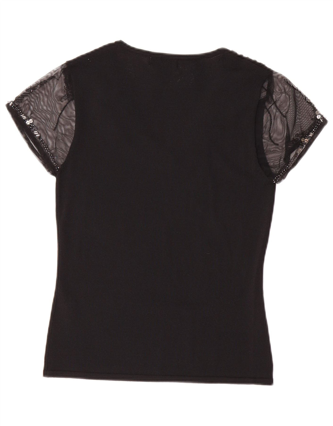 Blusa feminina SKY DESIGN UK 8 pequena viscose preta