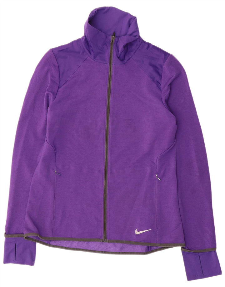 Nike Mens Tracksuit Top Jacket Médio Roxo Poliéster