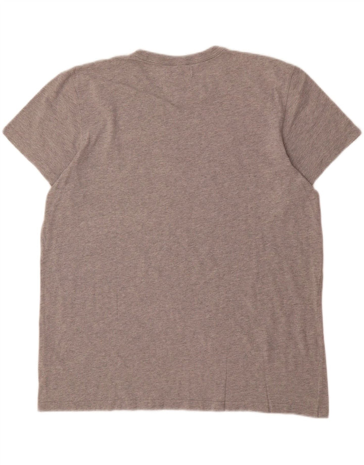 ADIDAS Mens Graphic T-Shirt Top XL Grey Cotton Vintage Adidas and Second-Hand Adidas from Messina Hembry 