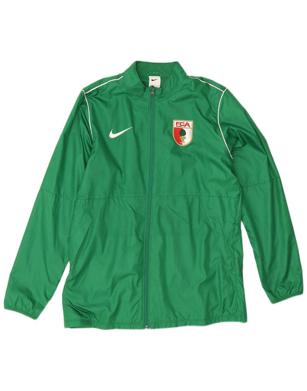 Nike Mens FC Augsburg Treino Top Jaqueta Grande Poliéster Verde