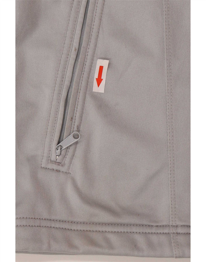 Lotto Womens Oversized Tracksuit Top Jacket Reino Unido 16 Grande Bloco de cores cinza