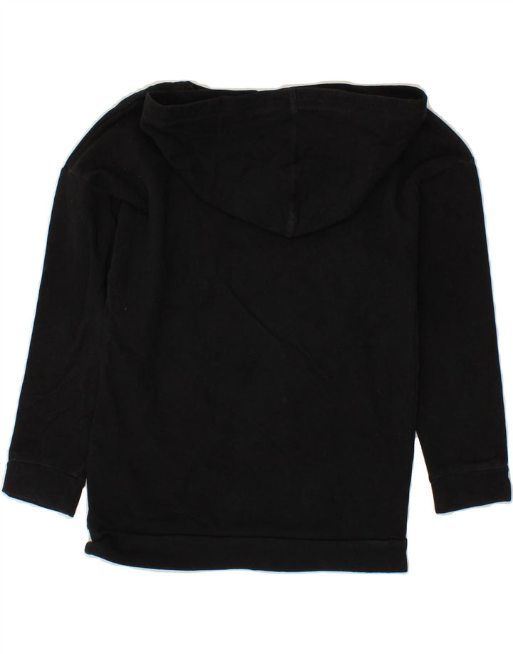 LIU JO Girls Graphic Hoodie Jumper 7-8 Years Black Cotton Vintage Liu Jo and Second-Hand Liu Jo from Messina Hembry 