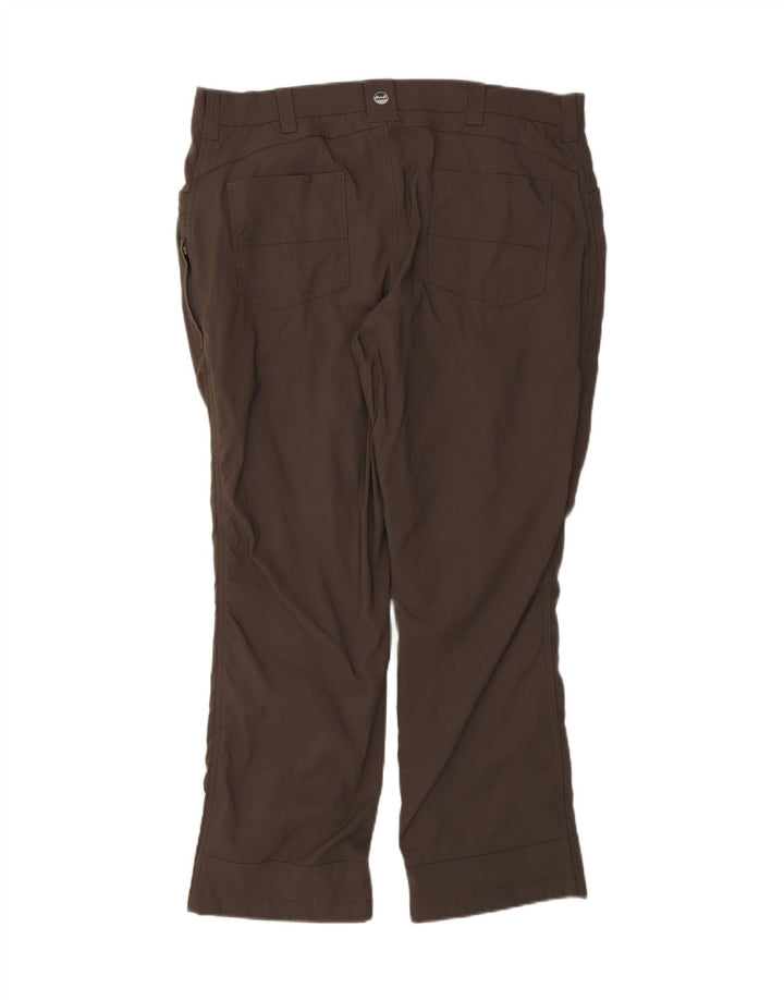 WRANGLER Mens Straight Casual Trousers W40 L30 Brown Nylon Vintage Wrangler and Second-Hand Wrangler from Messina Hembry 