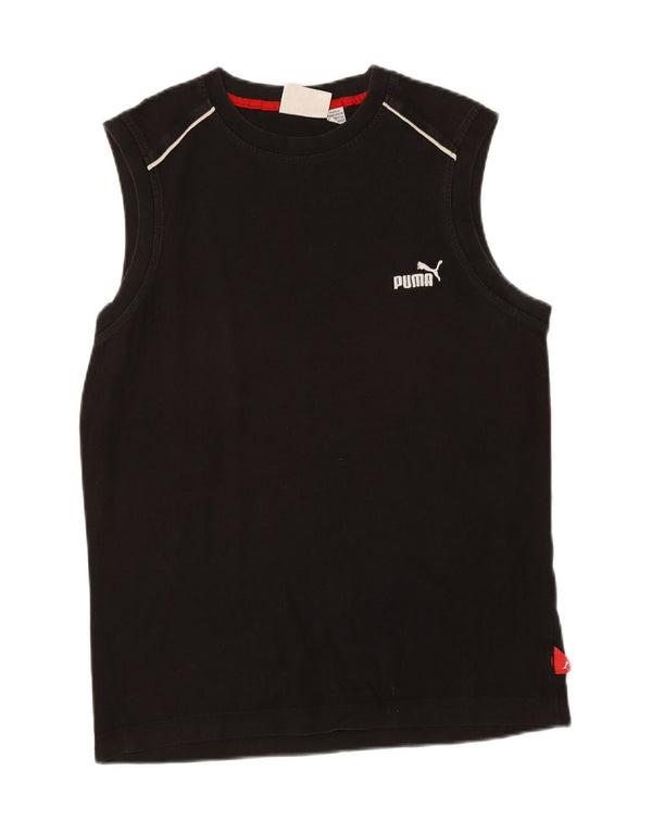 Puma Colete Masculino Top Médio Preto