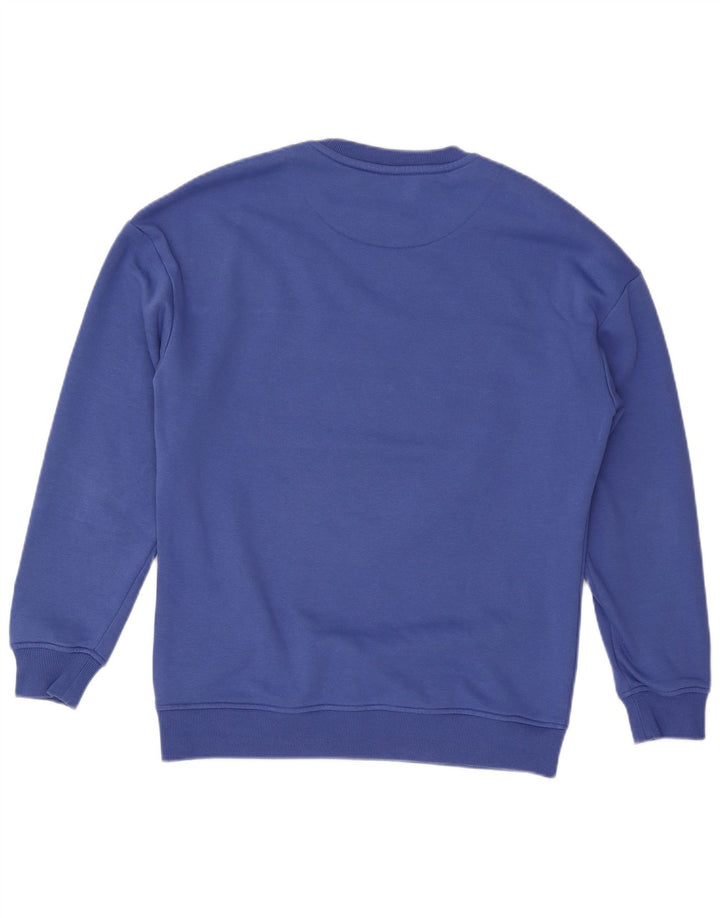 Starter moletom masculino gráfico jumper médio azul colorblock algodão