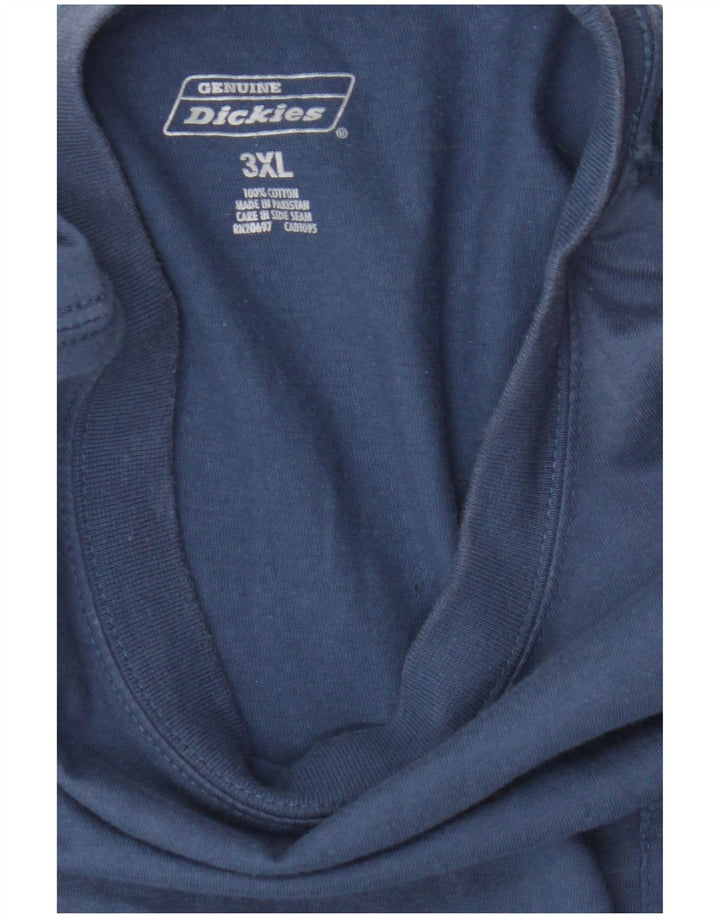 Camiseta masculina Dickies Top 3XL algodão azul