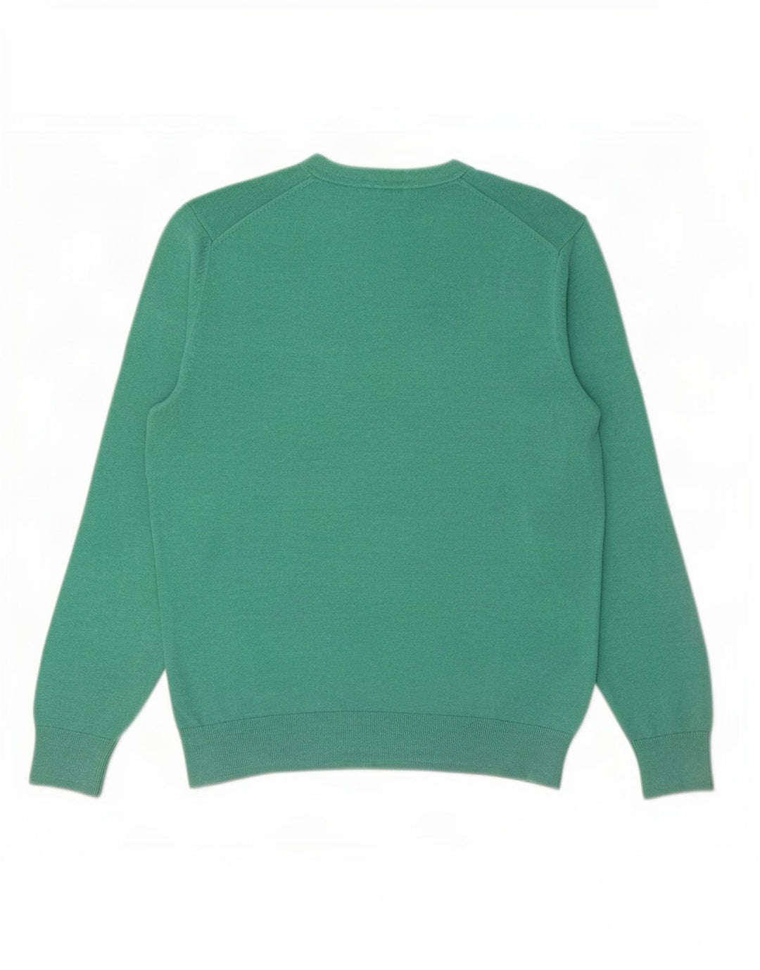 Suéter masculino Gap com decote em V de algodão verde médio