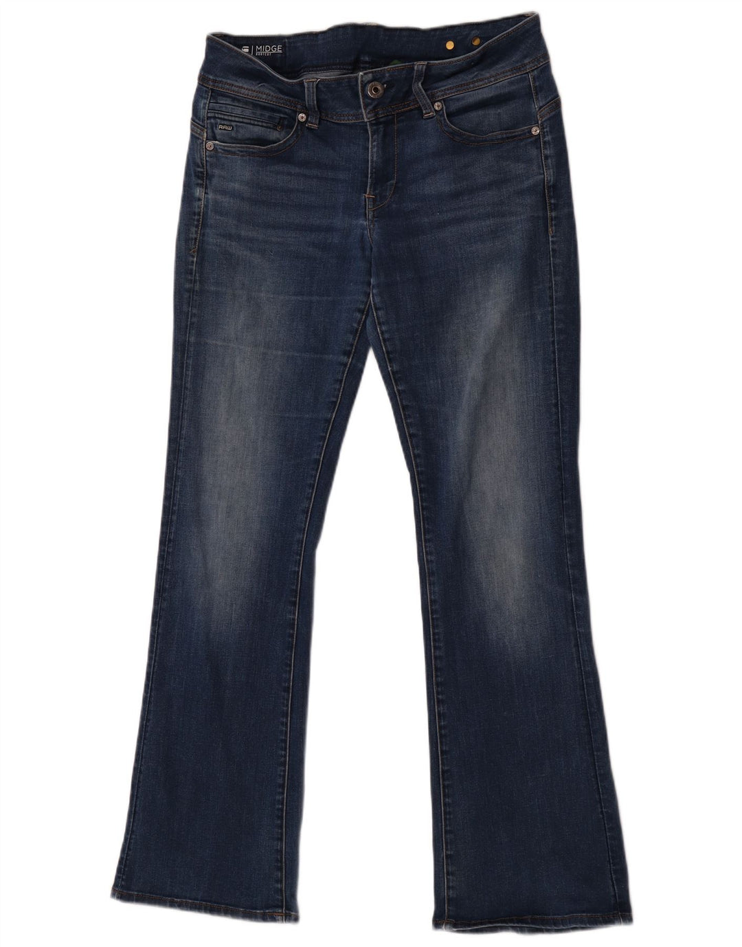 Calça jeans feminina Midge Bootcut G-Star W31 L32 algodão azul