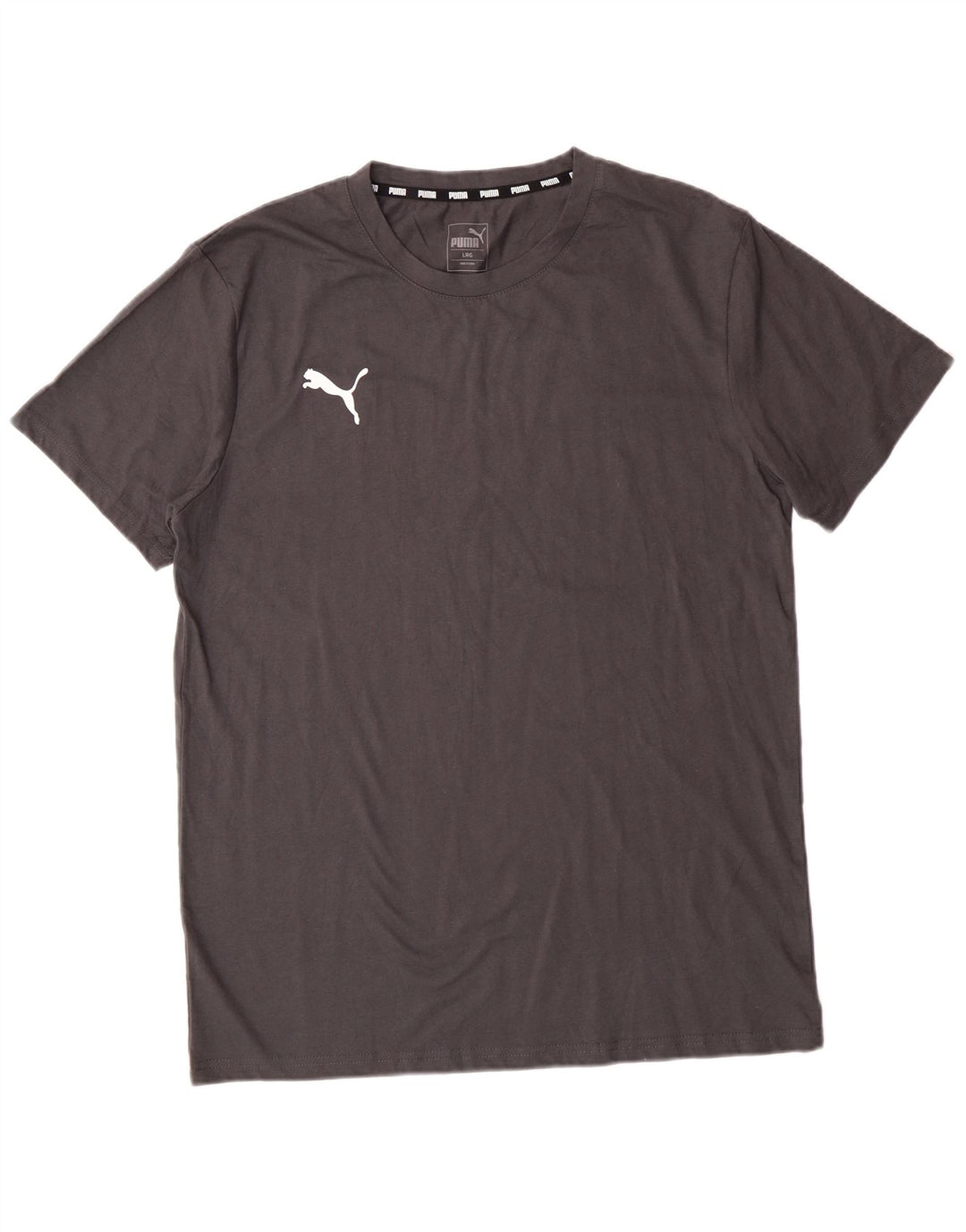 Camiseta masculina PUMA grande algodão cinza