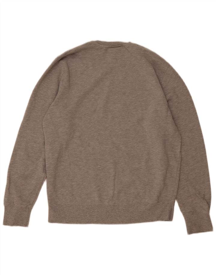 Moletom masculino New Balance grande algodão manchado cinza