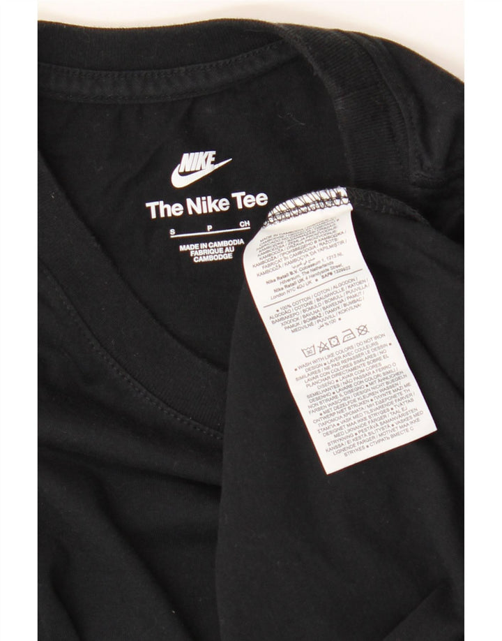 Camiseta masculina Nike Top pequeno algodão preto