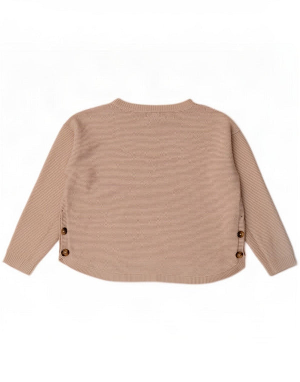 Suéter feminino cropped com gola canoa para rosto gordo Reino Unido 10 viscose branca pequena