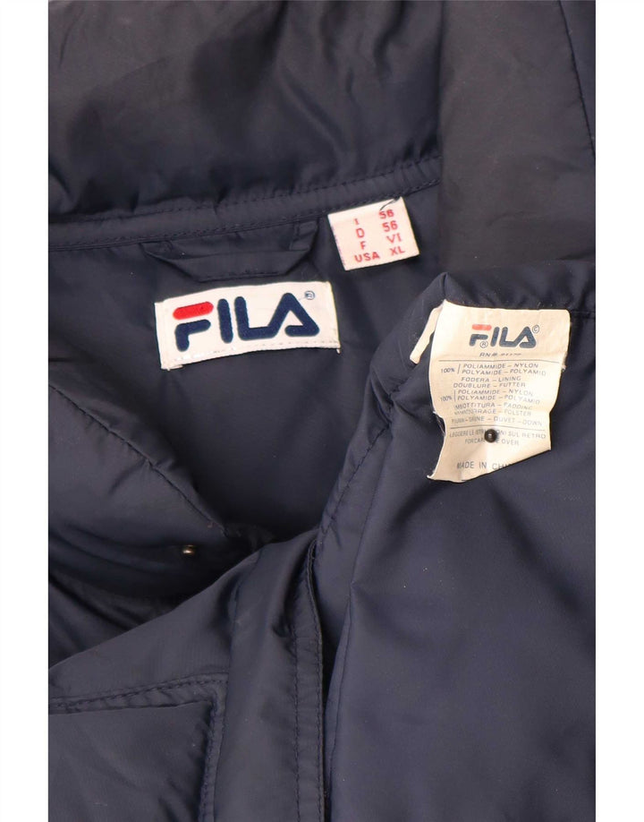 Fila Colete acolchoado masculino IT 56 XL azul marinho poliamida