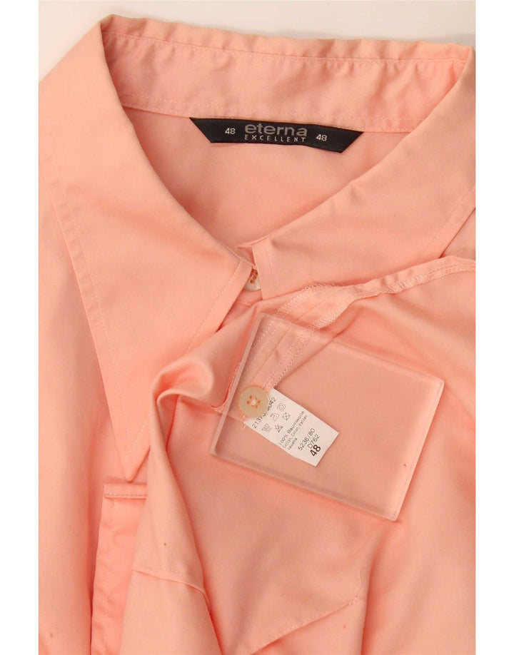 Camisa feminina Eterna IT 48 XL algodão rosa