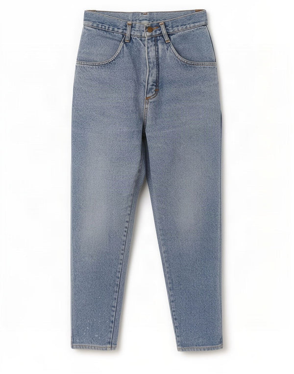 Vintage Womens Tapered Jeans IT 34 2XS W26 L27 Blue Cotton