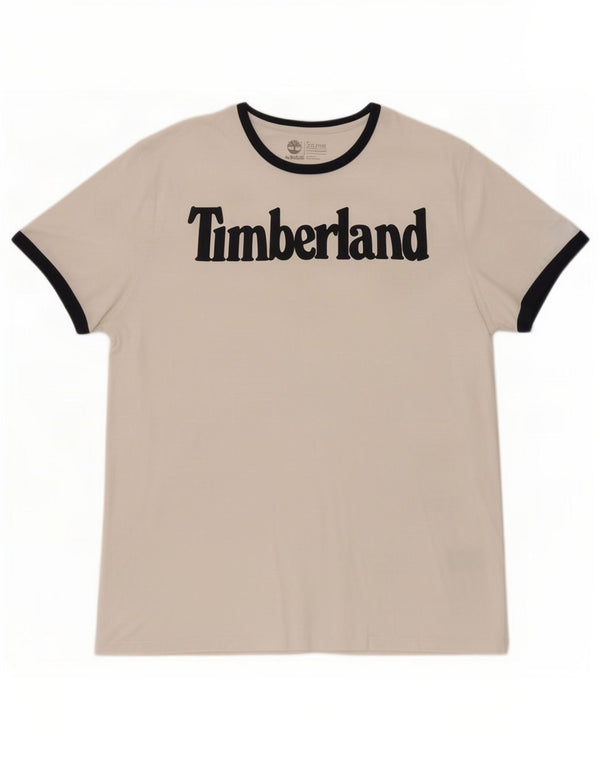 Camiseta masculina Timberland Regular Fit Graphic Top 2XL branco colorblock