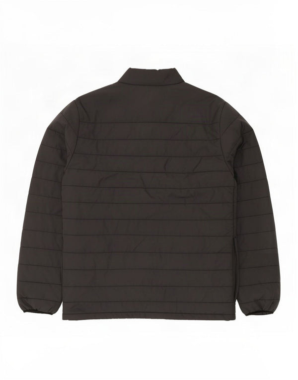 Jaqueta acolchoada masculina Levi's UK 36 pequena poliéster preta