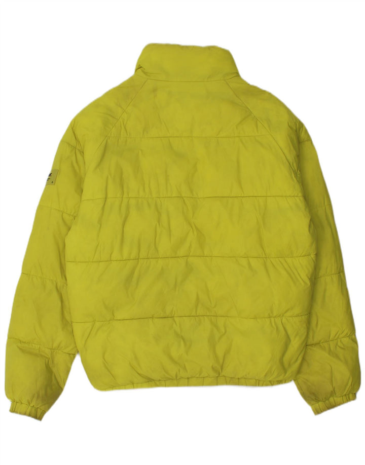 Jaqueta acolchoada masculina Zara Loose Fit UK 36 poliéster amarelo pequeno