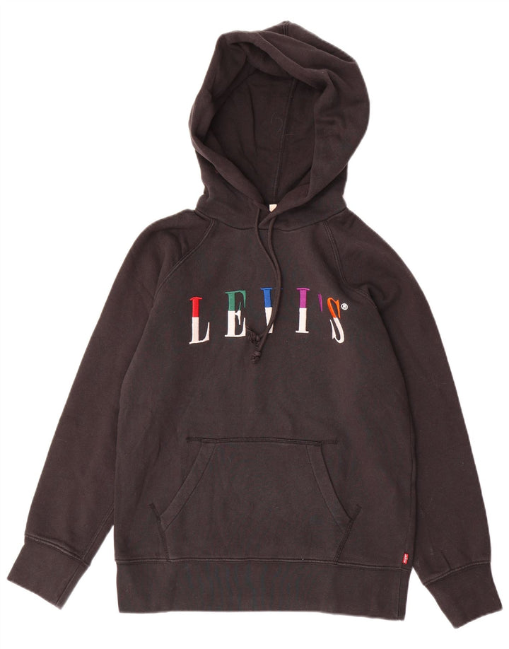 Moletom com capuz masculino Levi's Regular Fit 2XS algodão preto