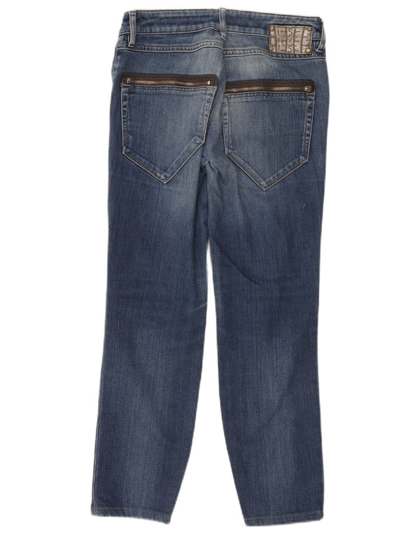 Diesel Womens Clush Skinny Cropped Jeans W30 L27 Blue Cotton