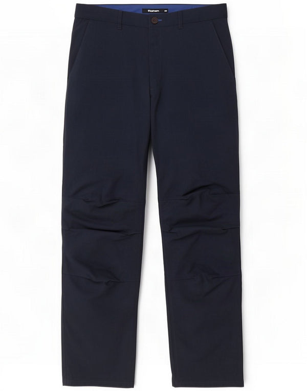 Rohan Mens Straight Chino Calças W36 L28 Azul Marinho Nylon