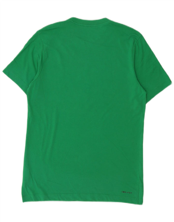 Camiseta masculina Jordan com estampa gráfica pequena de algodão verde