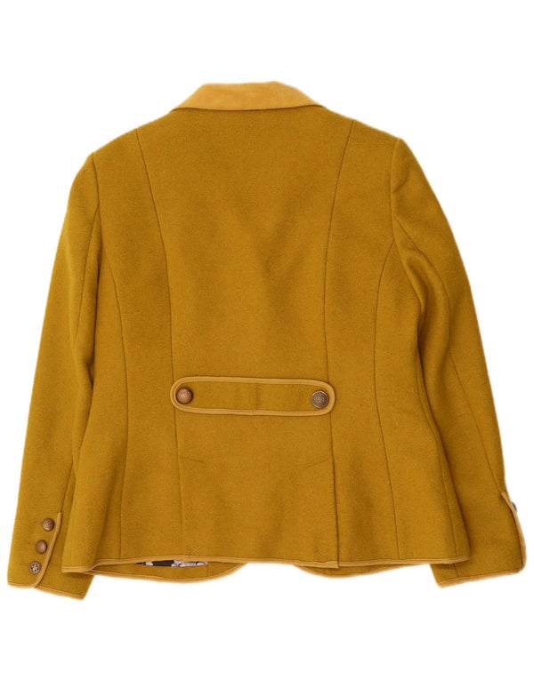 Jaqueta blazer feminina de 3 botões Joe Browns Reino Unido 16 grande lã cáqui