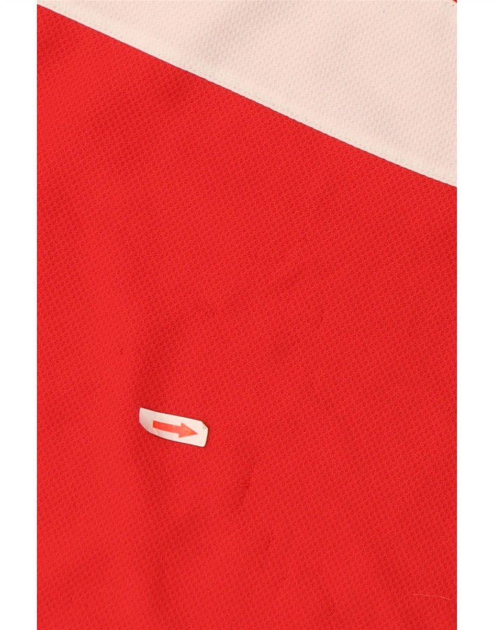 Puma Masculino Top Manga Longa XL Vermelho Colorblock