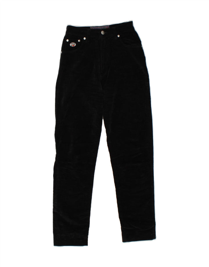 ONYX Womens Tapered Casual Trousers W24 L26 Black Vintage Onyx and Second-Hand Onyx from Messina Hembry 