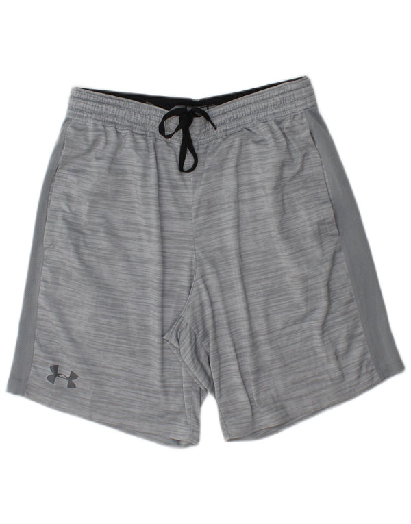 Under Armour Mens Heat Gear Sport Shorts cinza médio manchado