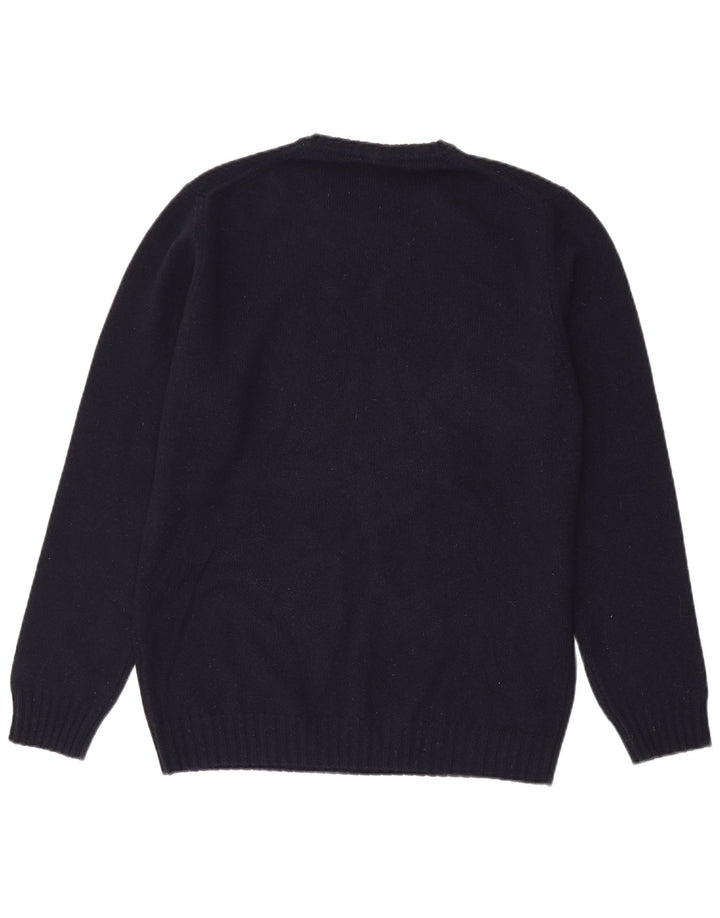 Suéter masculino Massimo Dutti com gola redonda XL azul marinho