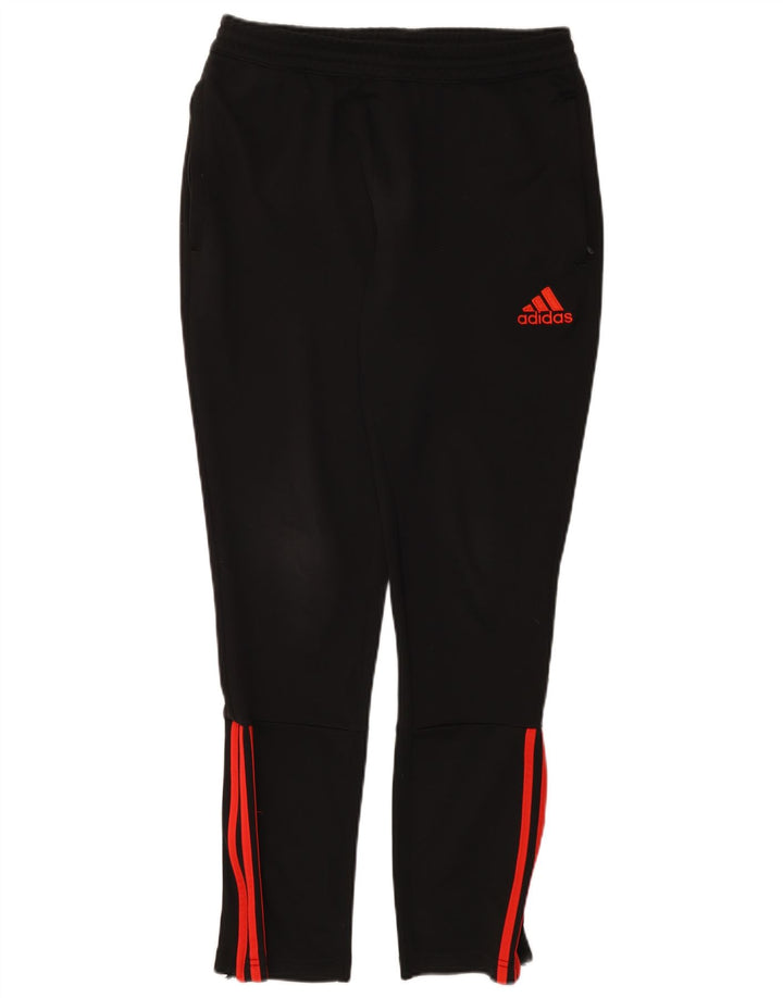 Calças de treino masculinas ADIDAS poliéster preto médio