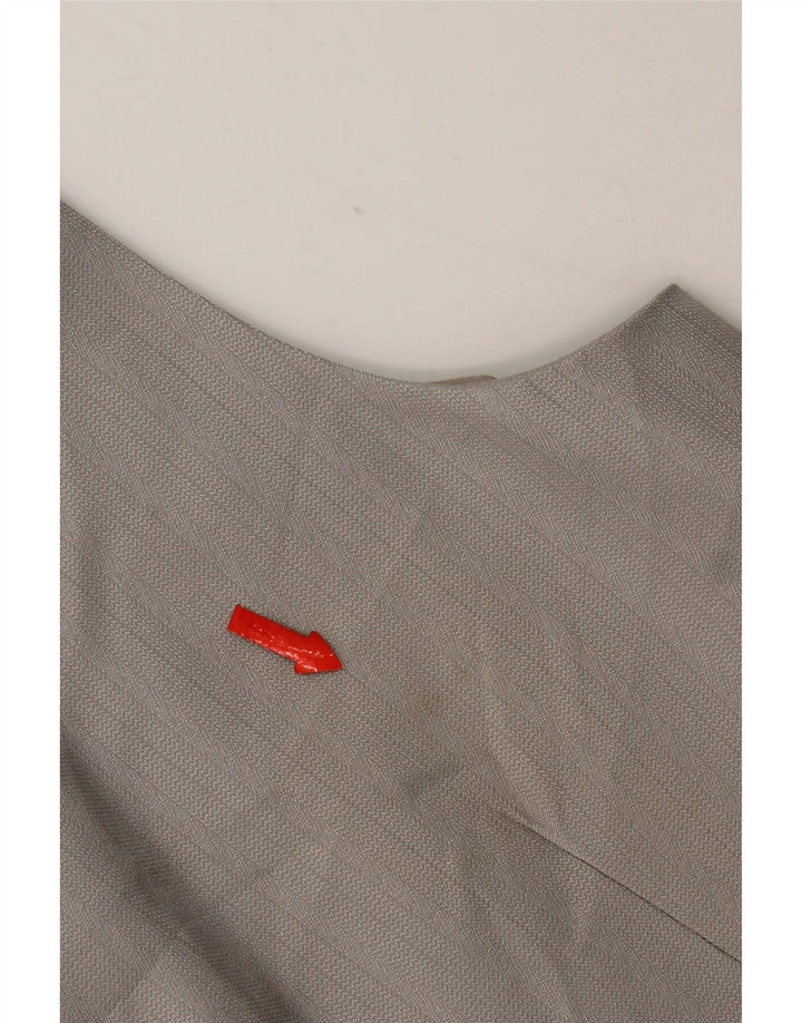 Colete masculino San Remo listrado cinza médio