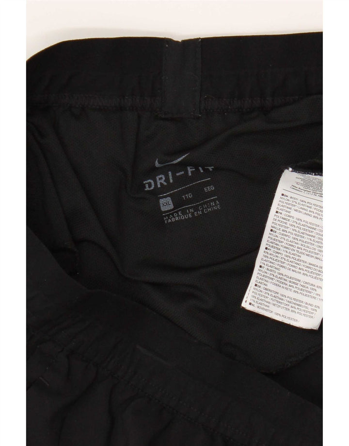 Shorts esportivos femininos Nike Dri Fit 2XL poliéster preto