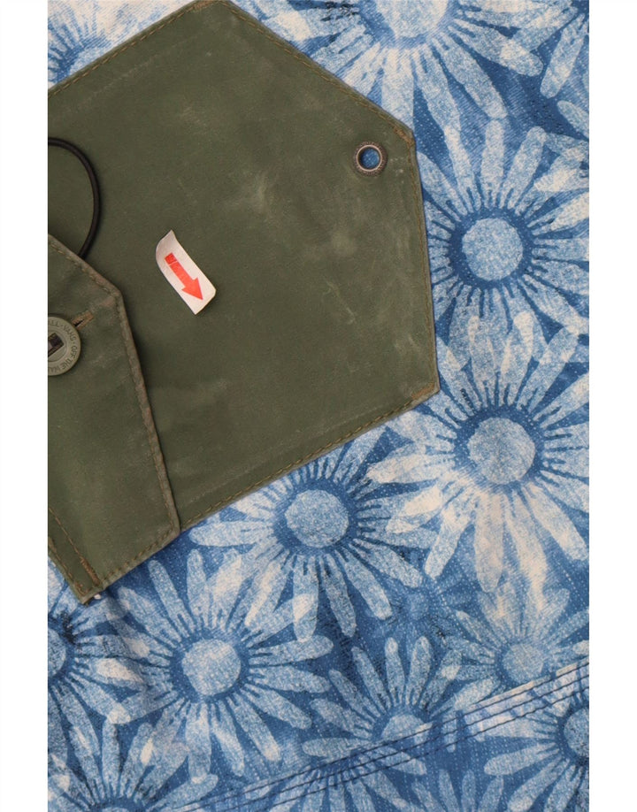 Shorts de natação masculino Vans grande poliéster floral azul