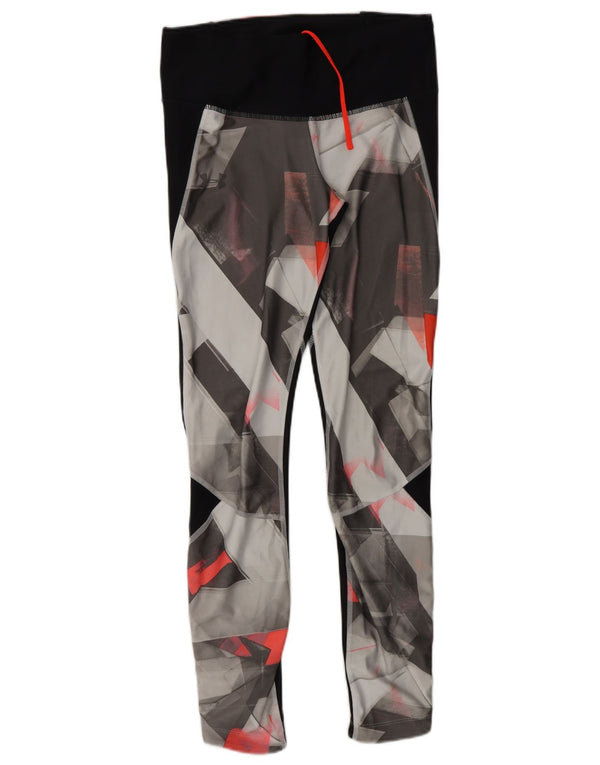 Leggings femininos Under ARMOUR Heat Gear UK 12 médio preto geométrico