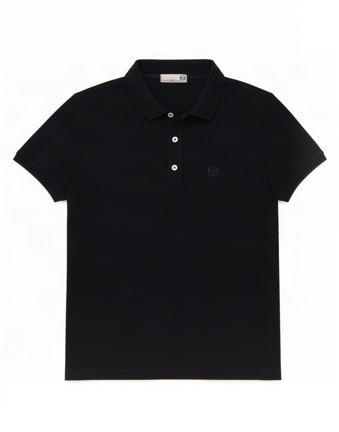 Camisa pólo feminina Sergio Tacchini UK 14 médio azul marinho